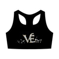 Rhinestone 'VE' Women's Sports Bra Top – Sparkle Activewear