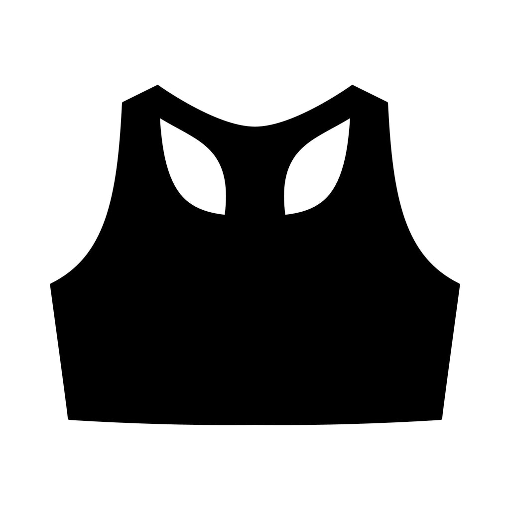 Rhinestone 'VE' Women's Sports Bra Top – Sparkle Activewear