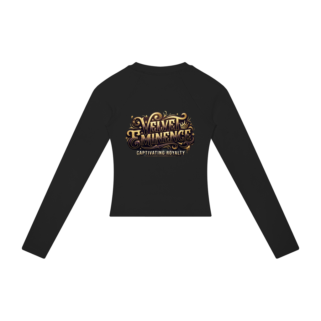 Queen's Royalty Slim Raglan Long Sleeve T-Shirt