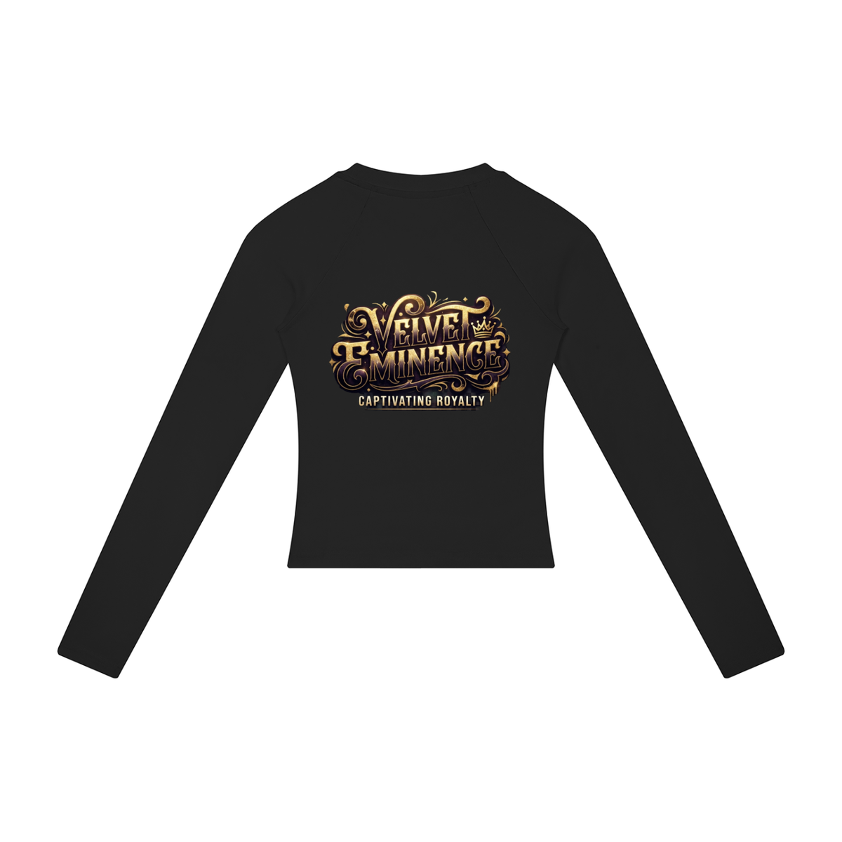 Queen's Royalty Slim Raglan Long Sleeve T-Shirt