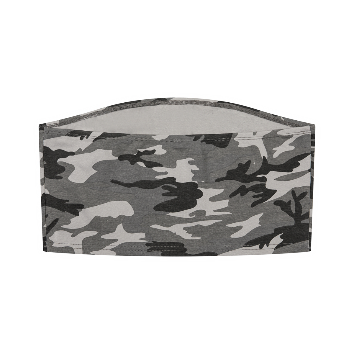Velvet Eminence Camo Cropped Tube Top