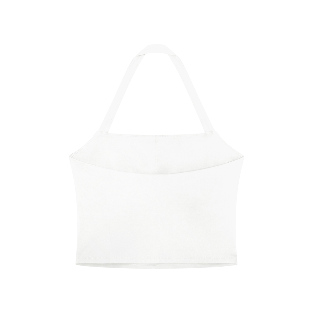 Velvet Eminence Halter Crop Sports Bra
