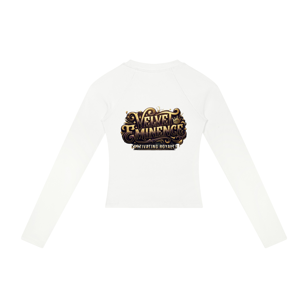 Queen's Royalty Slim Raglan Long Sleeve T-Shirt
