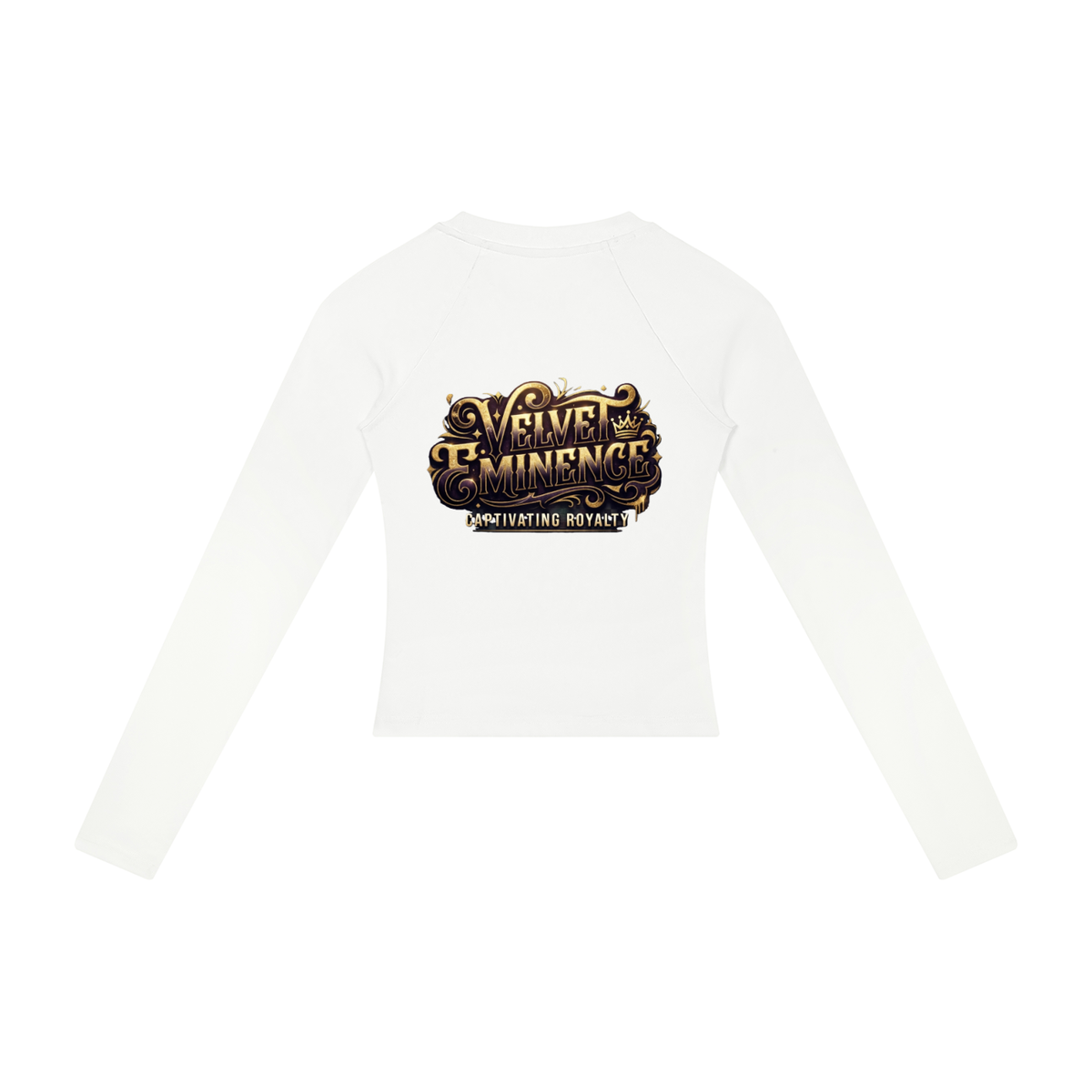 Queen's Royalty Slim Raglan Long Sleeve T-Shirt