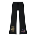 Velvet Eminence Flared Drawstring Yoga Pants